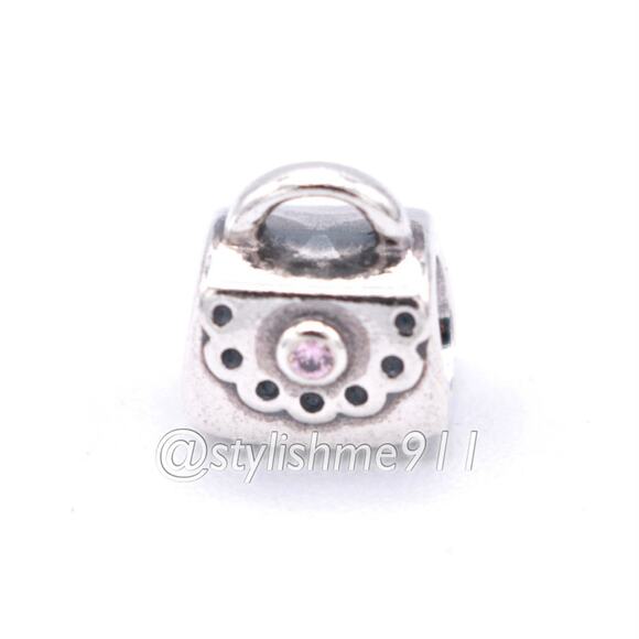 Authentic PANDORA Purse with Pink CZ Charm- 790309PCZ - Picture 7 of 10